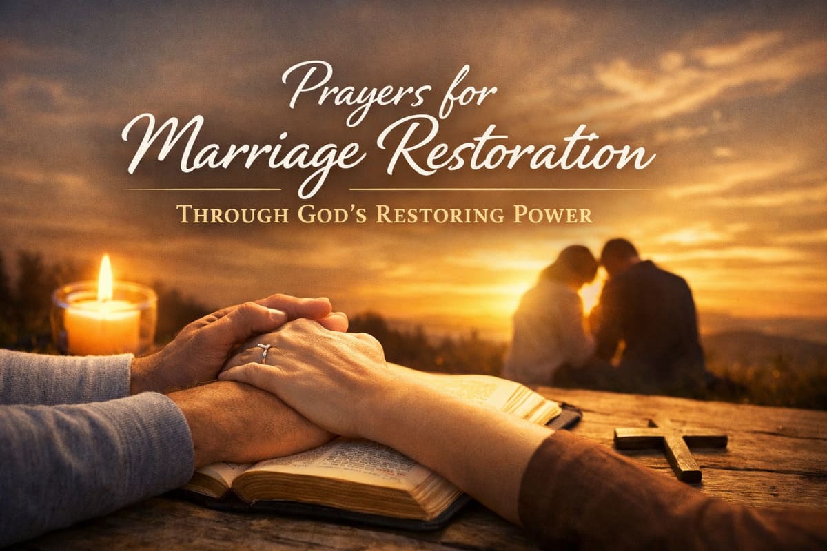 Prayers for Marriage Restoration - Rebuild Trust & Love Today 