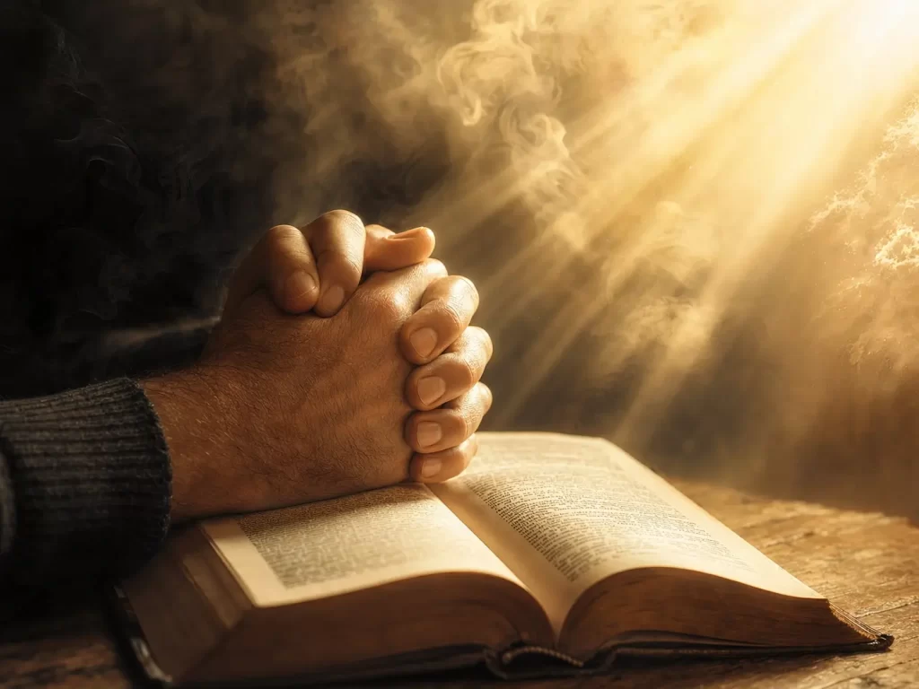 Prayer for Deliverance with biblical prayers for freedom, peace, strength and hope through faith in Jesus Christ.