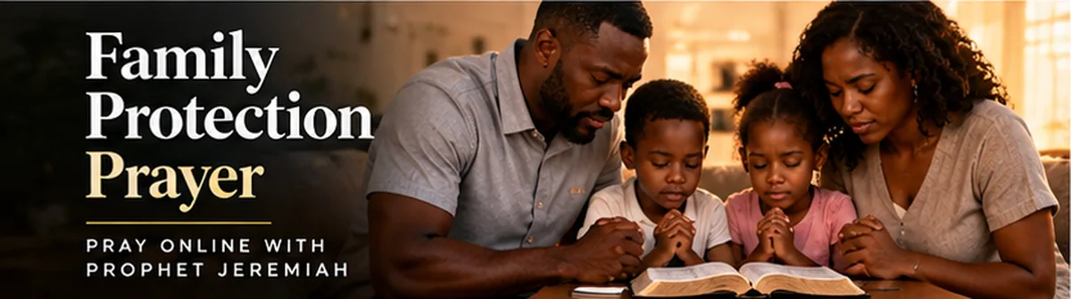 Family Protection Prayer – Christian prayer support online with Prophet Jeremiah