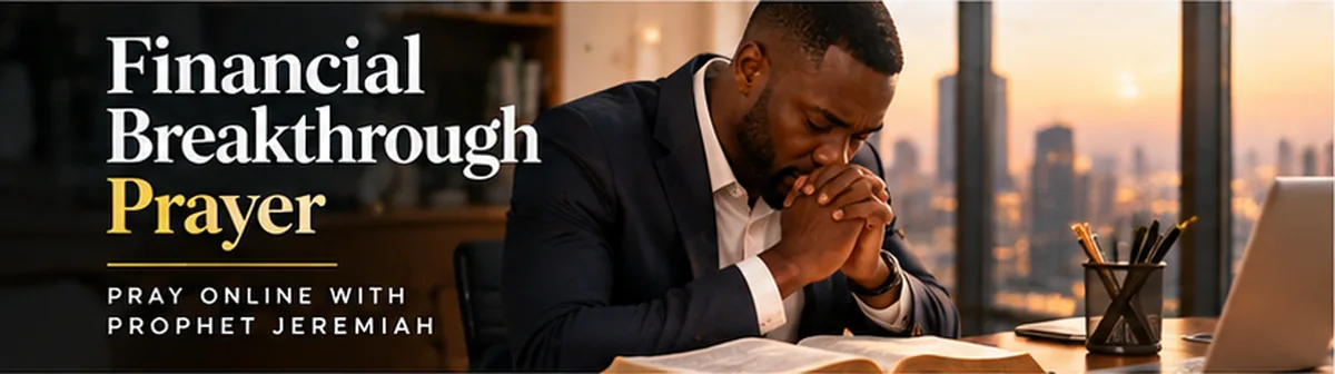 Financial Breakthrough Prayer – Christian prayer support online with Prophet Jeremiah