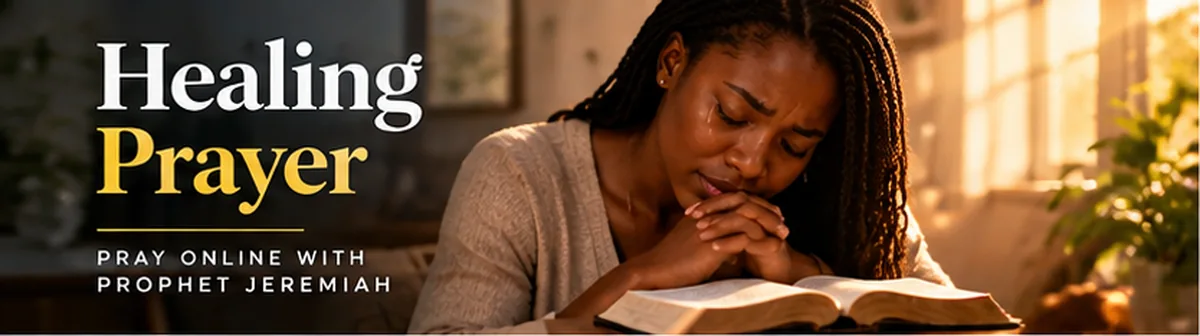 Healing Prayer – Christian prayer support online with Prophet Jeremiah